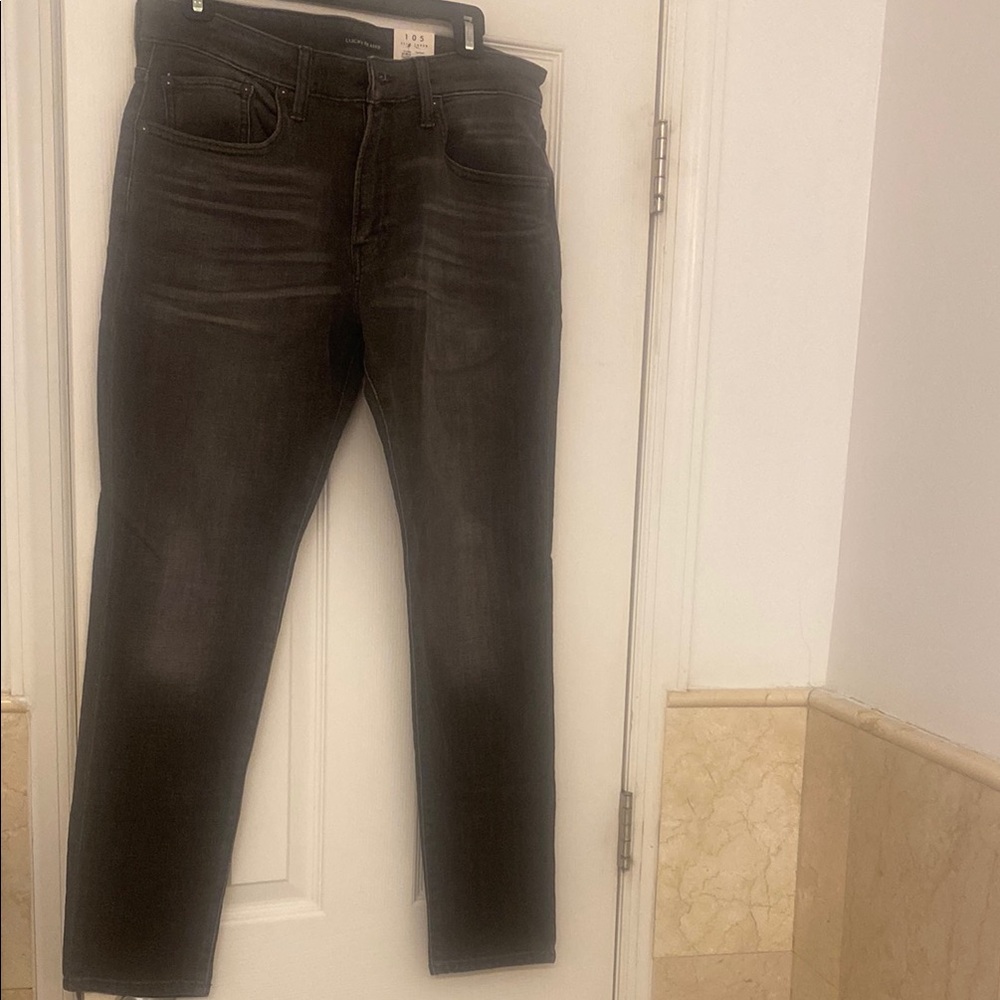 Lucky Brand Black Skinny Jeans with Modern Taper
